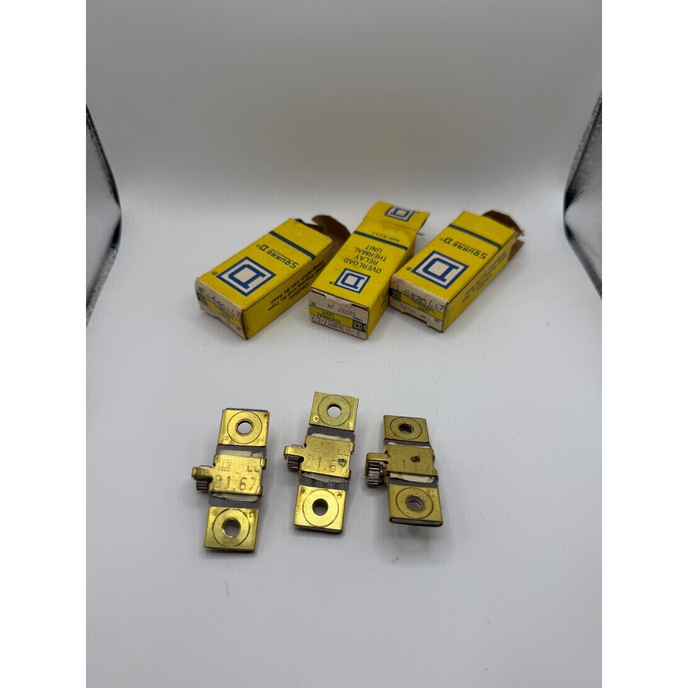 Lot of 3 Square D B1.67 Overload Thermal Units Type B Heater Elements 58737 JN